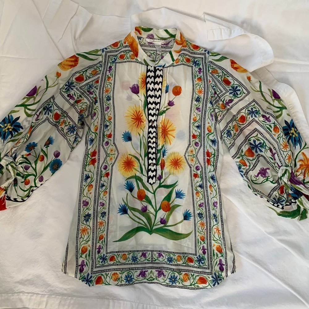 DIANE VON FURSTENBERG BOHO LUXE TOP